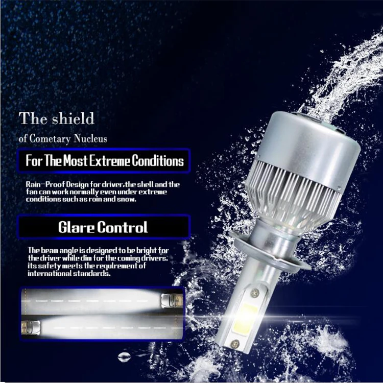 
Manufacturer auto parts led headlight C6 36W 3800 lumens car led headlight,led light car headlight h1 h7 880 led car head lamp 