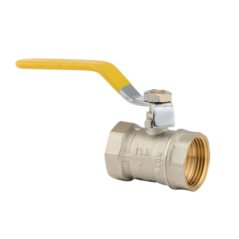 Grosna1/4 'PT латунный шаровой клапан женский нитки Рычаг Ручка полный порты и разъёмы для масла и газа поставляя системы