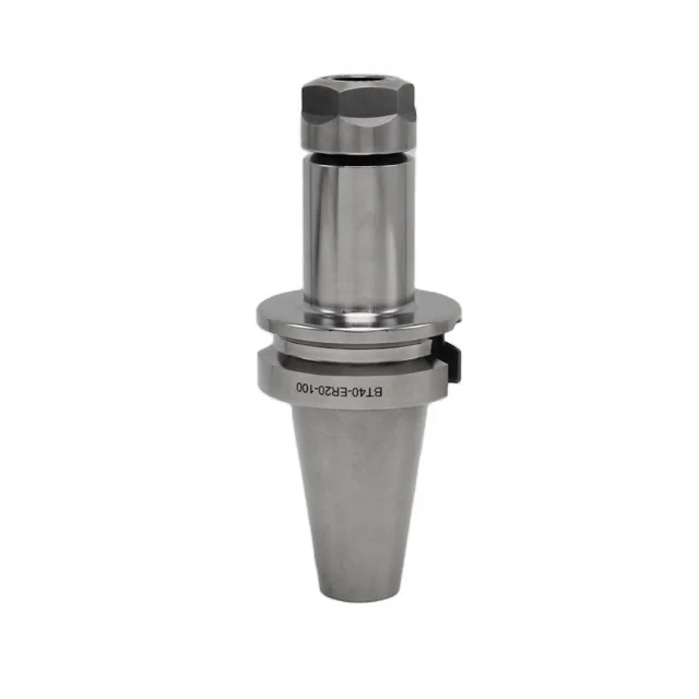 BT40-ER20-100 cnc lathe holder rotary milling er collet chuck 100mm length
