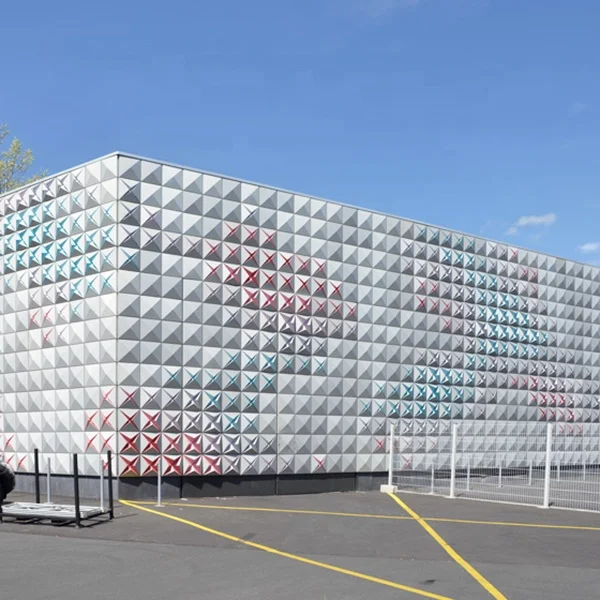 Aluminum Wall Cladding Exterior Sheet Facade Panels KH-CS-AEC-054