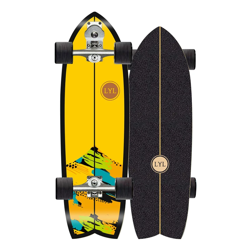 Высокое качество Surfskate S7 грузовик изготовленный на заказ 7 слоев Канада клена для серфинга катания