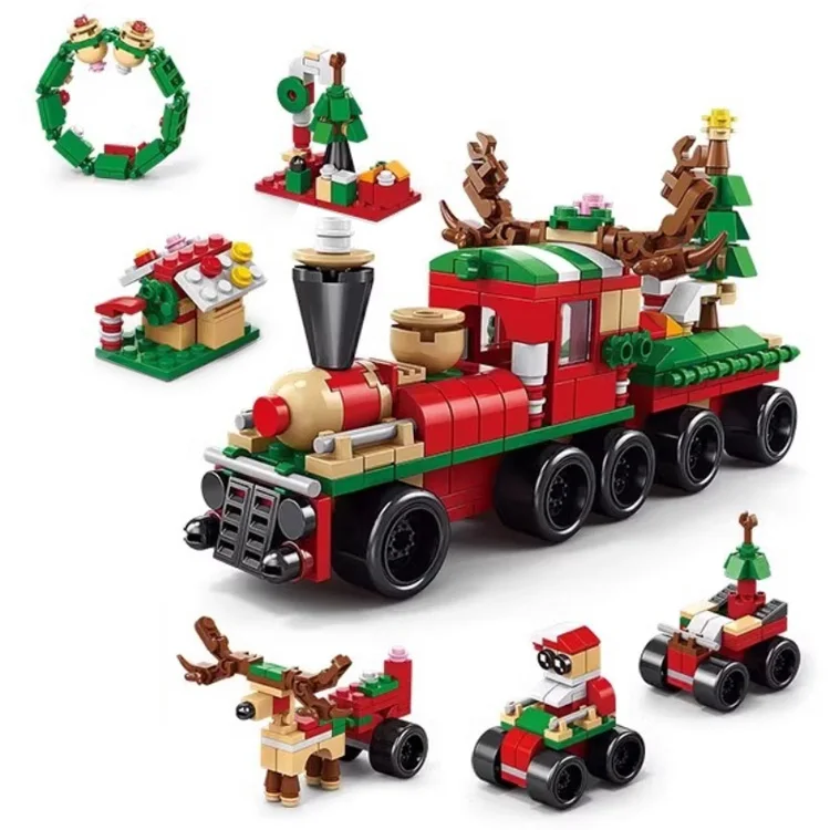 Mould King Gift Minion New Style Hot Selling Diy Miniature Decorations Santa Toys Mini Real Bricks Christmas Building Blocks