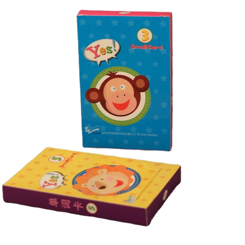 Professional Vendor Custom Printing Eco-friendly Flashcards Paper Alphabet Flash Cards