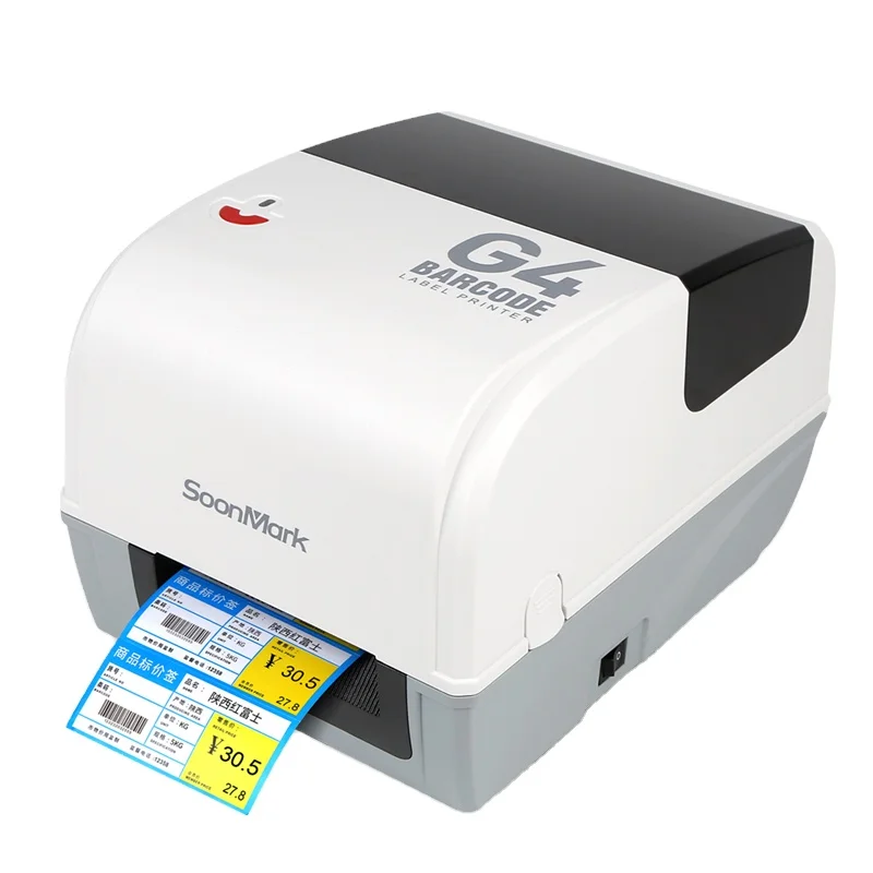 Desktop commercial thermal transfer barcode sticker label printers 300dpi thermal label printer
