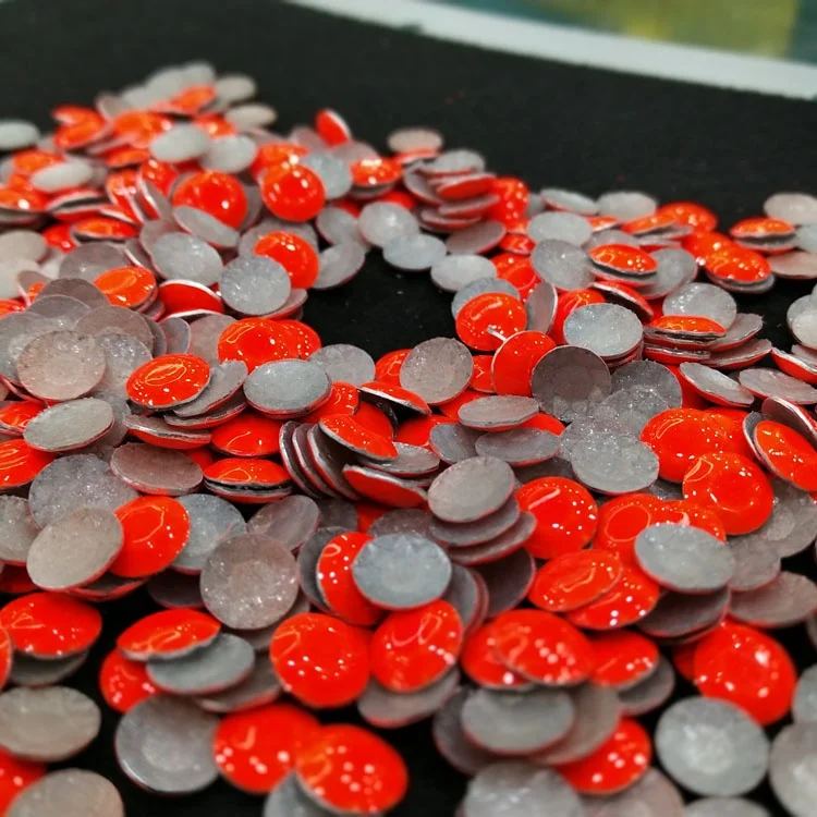 Korea Octagon Iron On Stud Hot Fix Metal Aluminum Heat Transfer For Wedding Dress