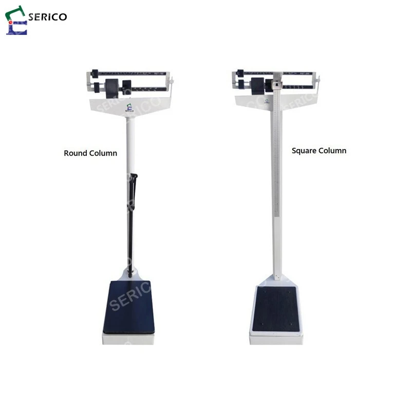 SERICO 200KG Square Column Double Beam Balance Weighting Scales Body Scale Model RGT-200 With Height Ruler