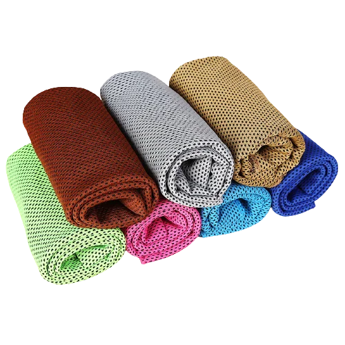 Personalized Cold Sensation Microfiber Two-color Cold Towel Packing Barrel Sport Hand Towel