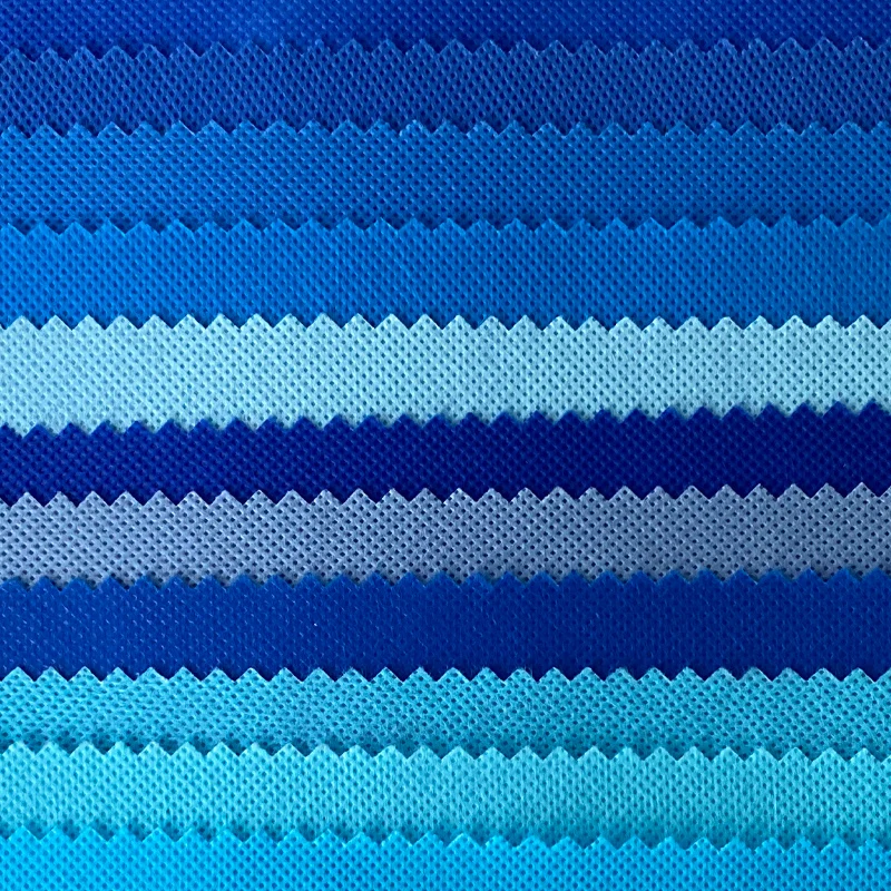 Синий ПП + спанбонд + нетканый + ткань