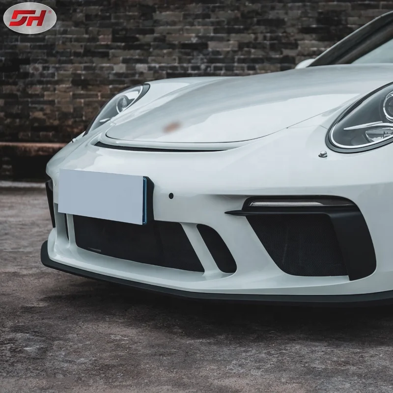 For Porsche 2012-up 911 Carrera 991.1 and 991.2 upgrade GT3 front bumper body kits facelift front lip LED lights