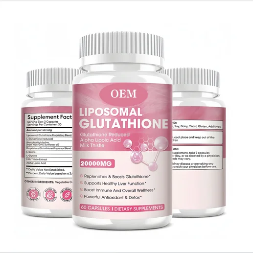Product Customized L-Glutathione Capsule 20000mg Skin whitening & Spots Acne Romoved Capsules