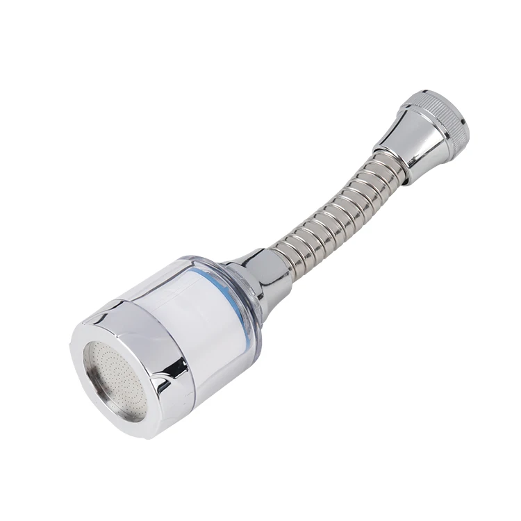 Pressure Boosting Adjustable Extension Water Saving Head Detachable Sink Sprayer Faucet Extender