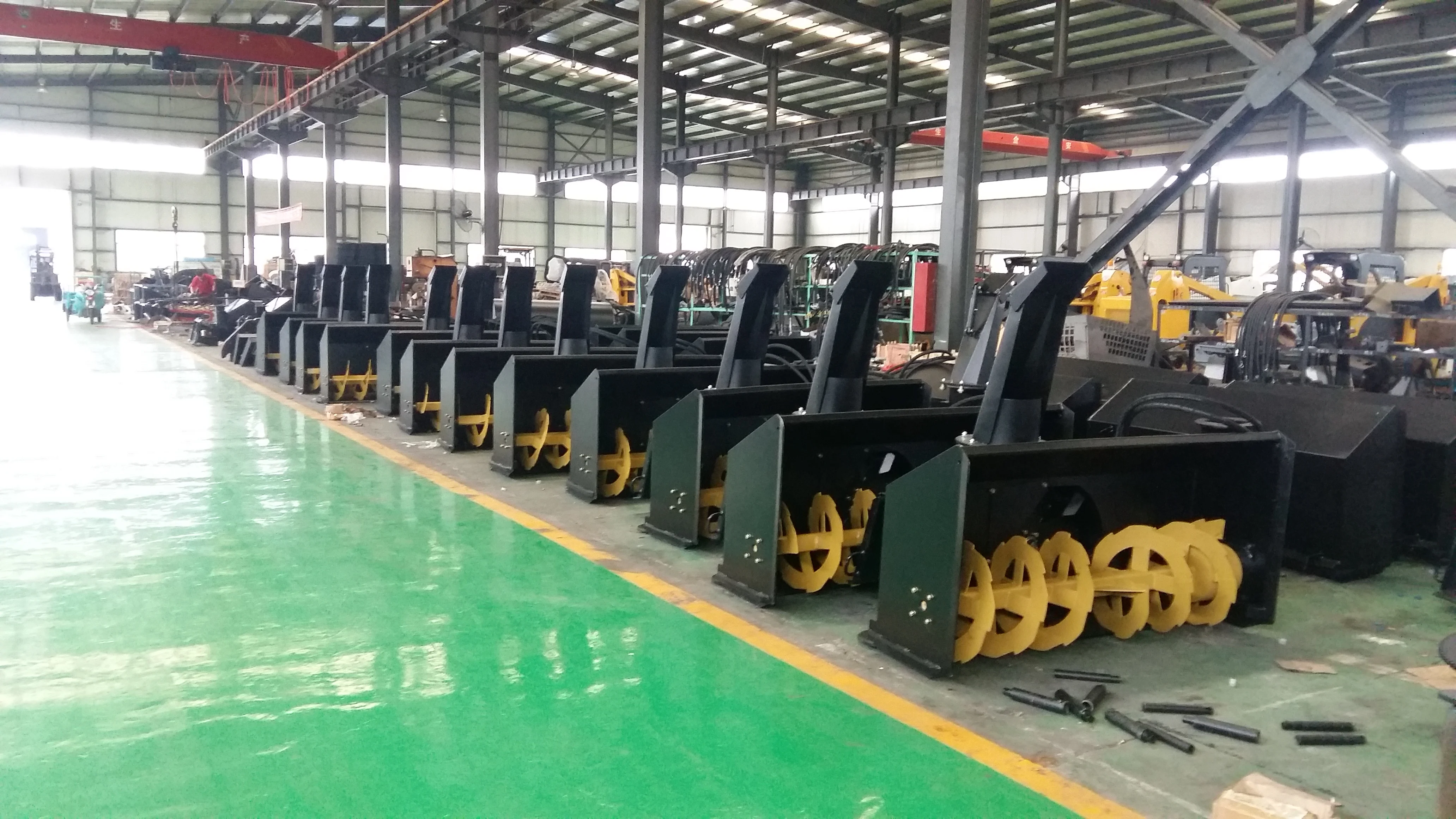 snow blower for skid steer loader skid steer snowblower  skid steer loader with snow blowers