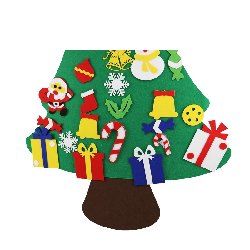 Factory Custom Christmas Tree New Year Gifts Kids Toys Tree DIY Felt christmas tree decoration