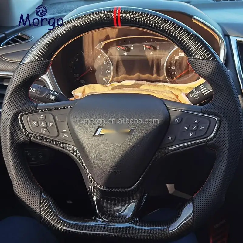 For Chevrolet steering wheel Custom Cruze carbon fiber steering wheel Malibu captiva equinox traverse steering wheel custom