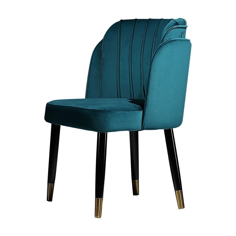 Modern Nordic Style Luxury Velvet Living Dining Room Chairs