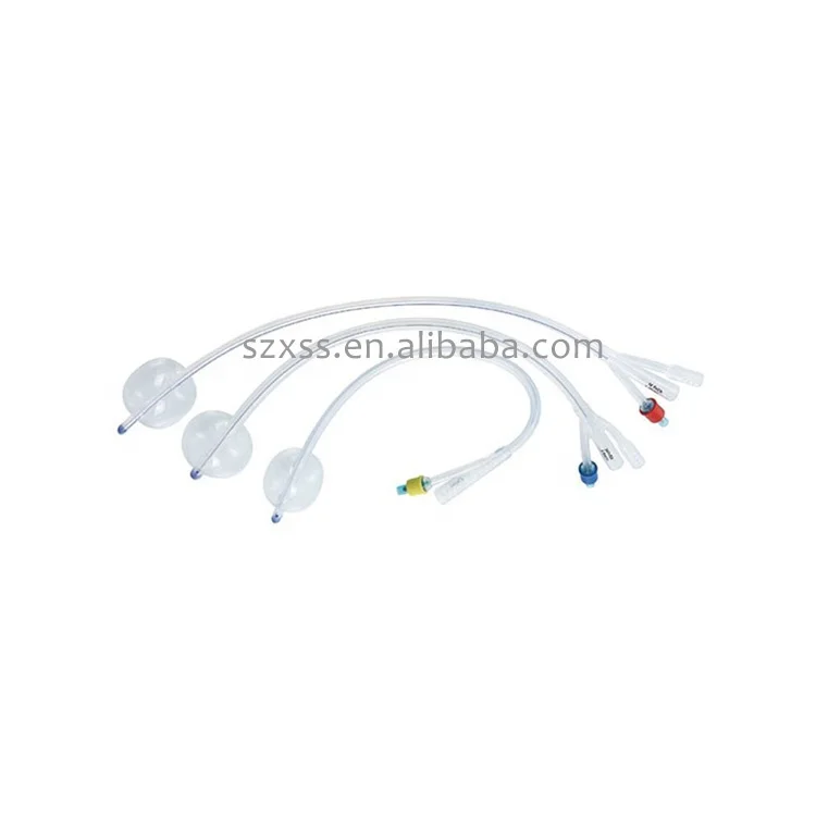 High Quality Disposable Medical 2 Way Or 3 Way Adult All Silicone Foley Catheter