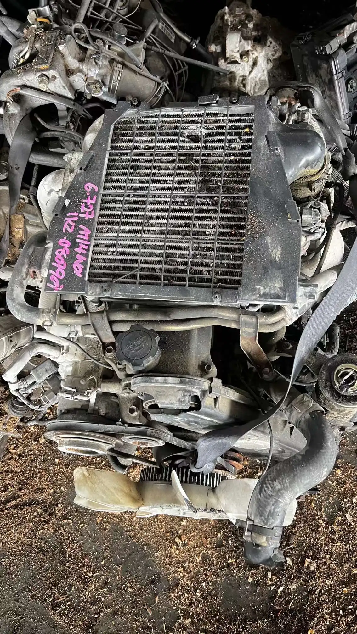 1KZ engine assembly 1KZ 1KZ-T 1KZ-TE Engine long block For T-oyota Used Automotive Parts
