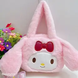 Super Soft Kids Small Hand Bag Pikachuu Hello Cute Kitty Shoulder Plush Bags