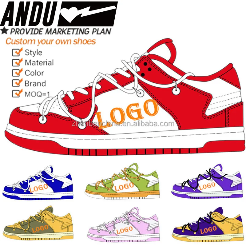 Custom Men Shoes Bootleg Chaussure De Sport Walking Sneakers Custom Men Skateboard Sneakers Shoes Custom Sneaker Manufacturers