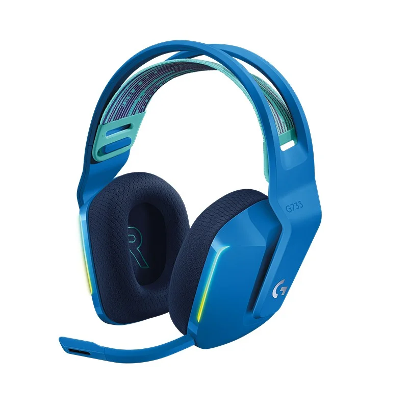 Logitech G G733 LightSpeed белый Черно-белая сине-фиолетовая игровая гарнитура