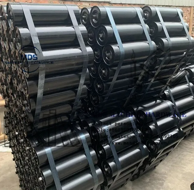 mining belt conveyor roller, return idler roller, carrying idler roller