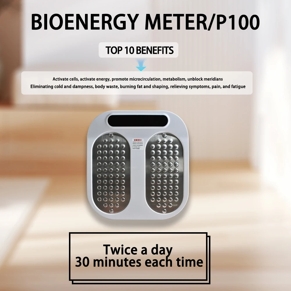 New Upgrade Thz Tera P90 P95 P100 Foot Massager Pemf Energy Meter Device Frequency Healing Blood Circulation Massager Machine