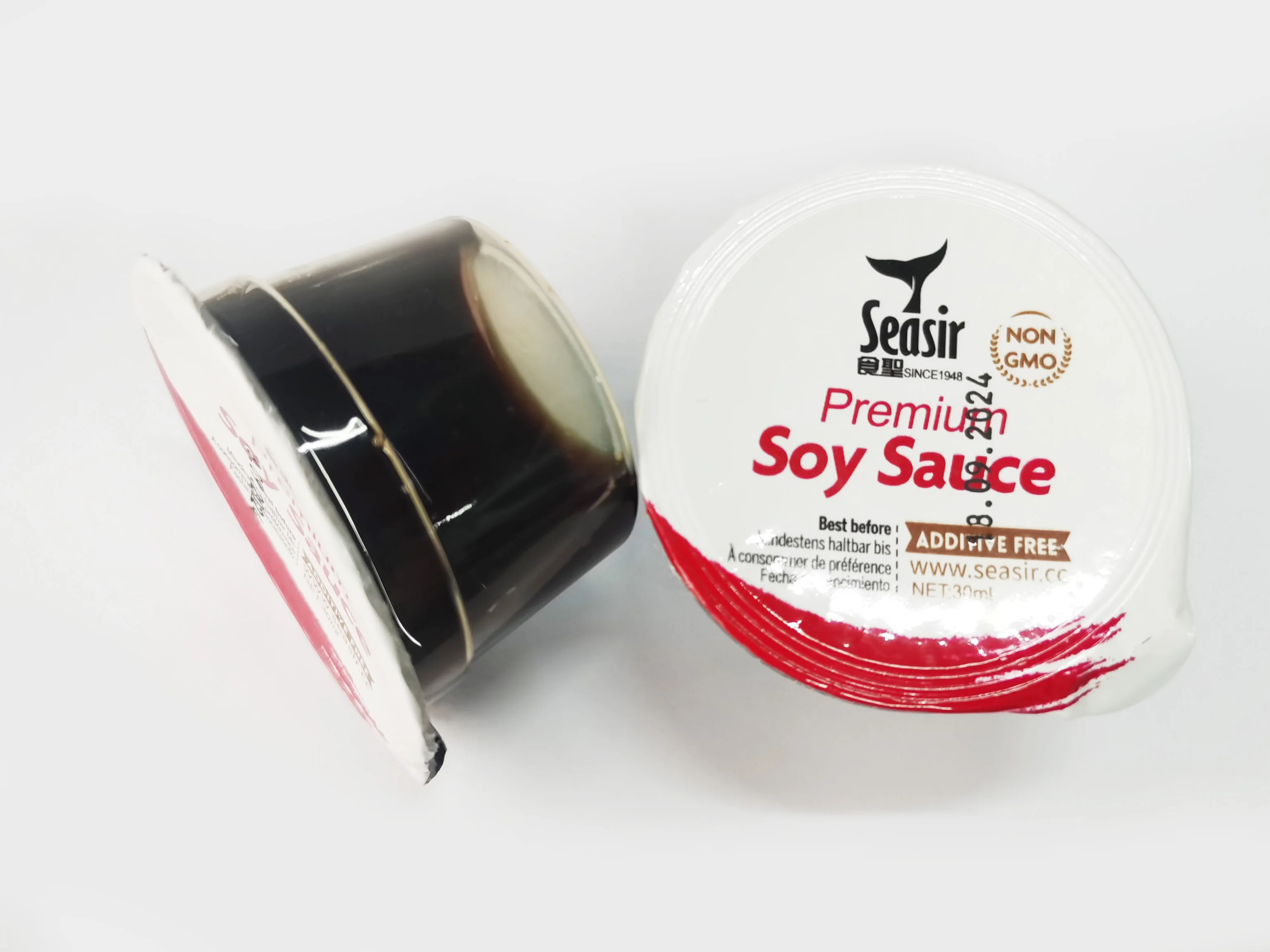 Chinese traditional 30ml takeaway shoyu cups mushroom halal soy sauce for restaurant 30ml