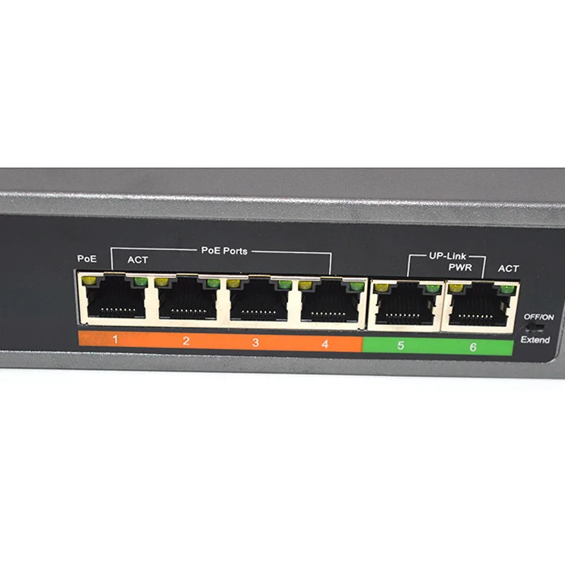  IEEE802.3at или IEEE802.3af poe коммутатор с 4 портами