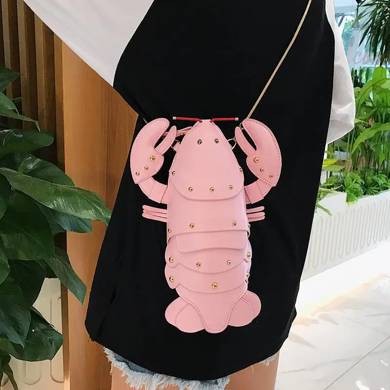 Cute Crayfish Chain Small Bag Personality Girl Bag Fashion Customized Bag