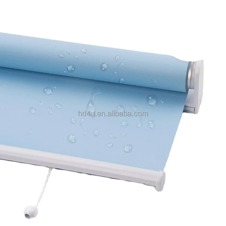 Top quality spring kit roller blinds with cordless design system waterproof fabric customized roller blinds window