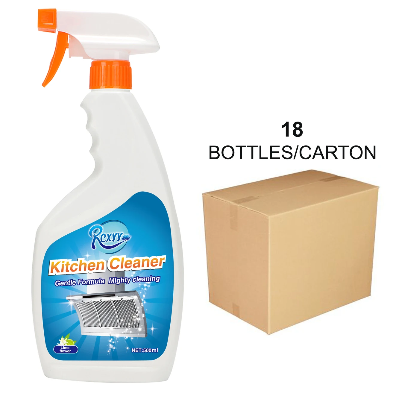 OEM 500ml Strong Grease Removal  kitchen heavy oil stain grease cleaner spray