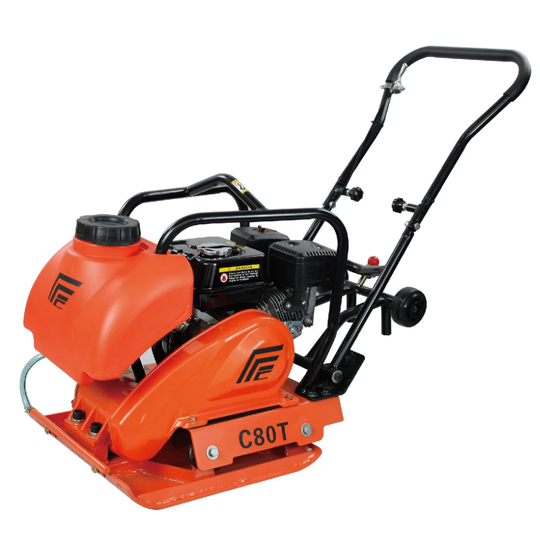 5.5hp plate compactor c80t water tank vibrating compactor 80kg