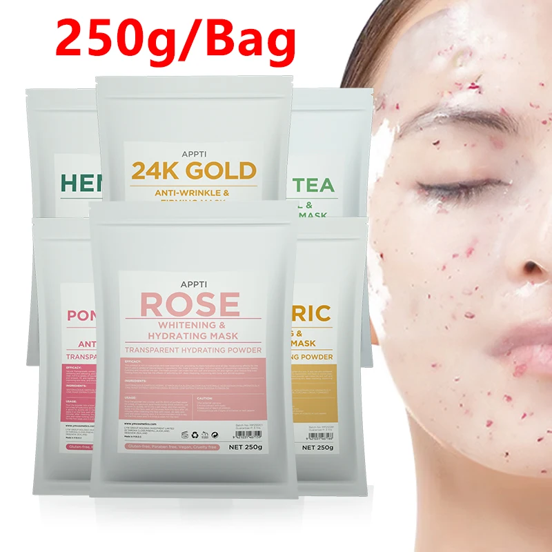 Best SPA Peel Off Rose Beauty Face Masks Korean Cosmetics Skincare Collagen Hydro Jelly Powder Facial Mask