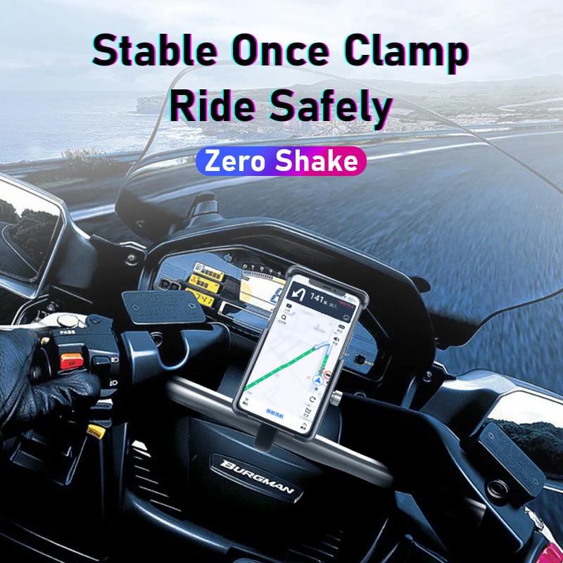 Universal   made by aluminum for  Motor / Motorbike  Phone Holder