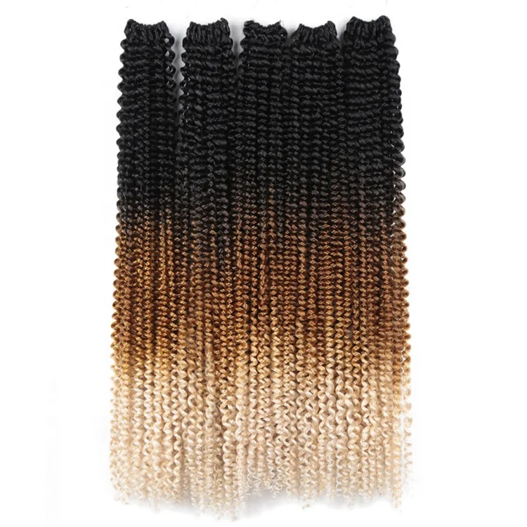 18-24inch Passion Twist Crochet Braid Hair Extensions Water Wave Synthetic Braiding Hair Bohemia Hair