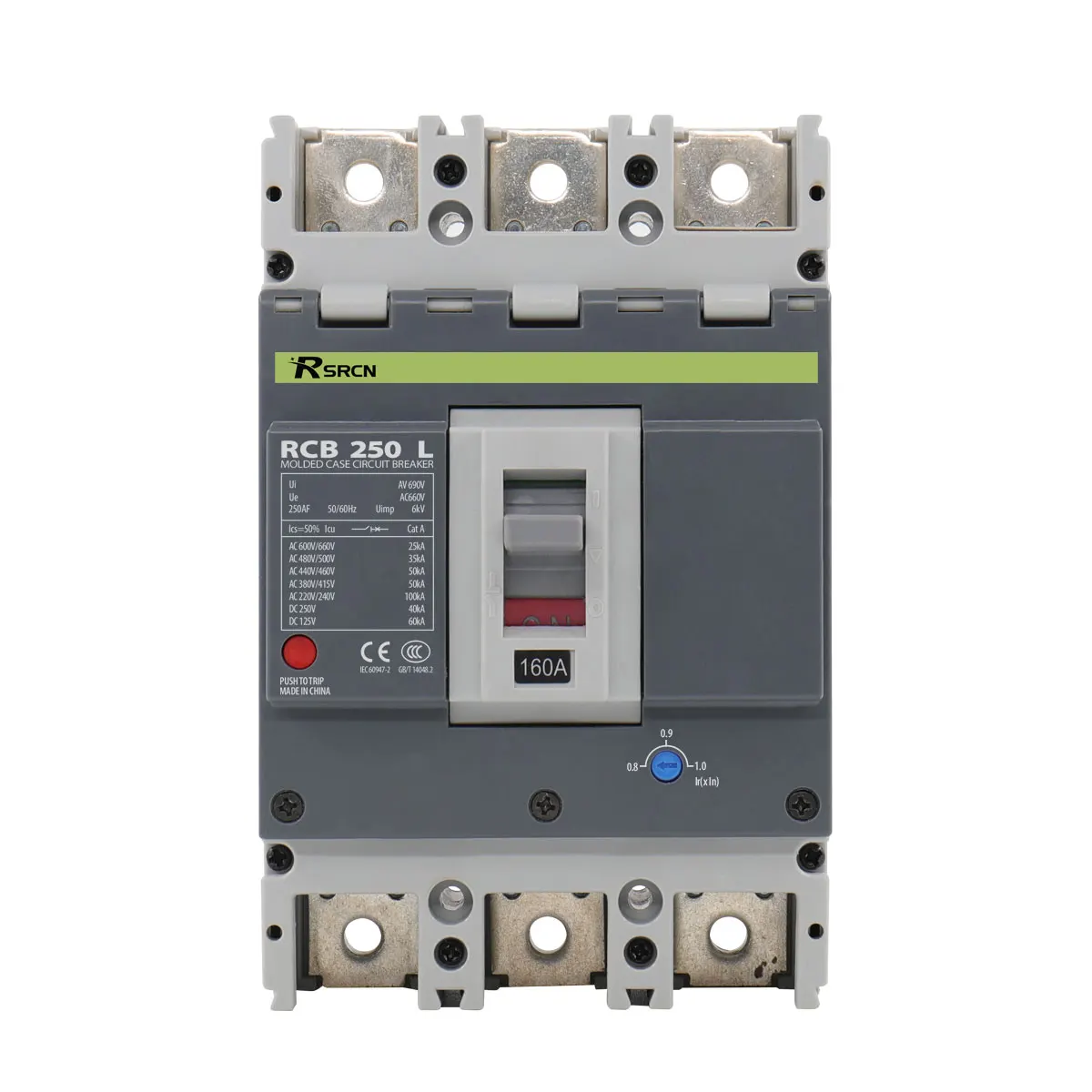 AC DC MCCB Hyundai UCB Adjustable Thermal Type Professional Manufacturer With CE Certificate