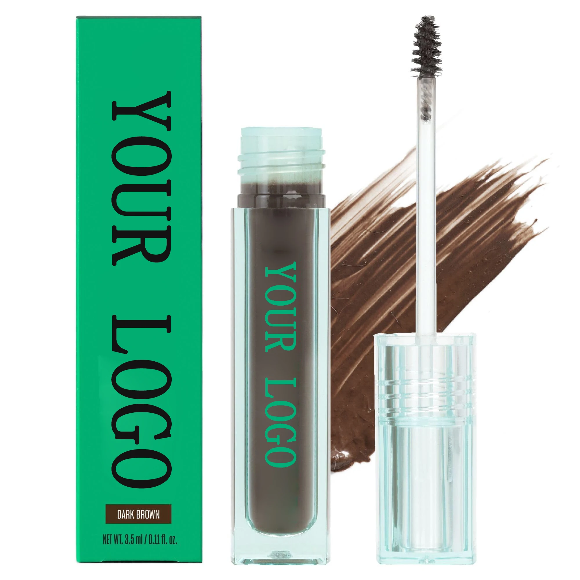 Custom Logo Tinted Brow Gel Smudge Resistant Brow Mascara Original Volumizing Eyebrow Filler For Thicker Brows