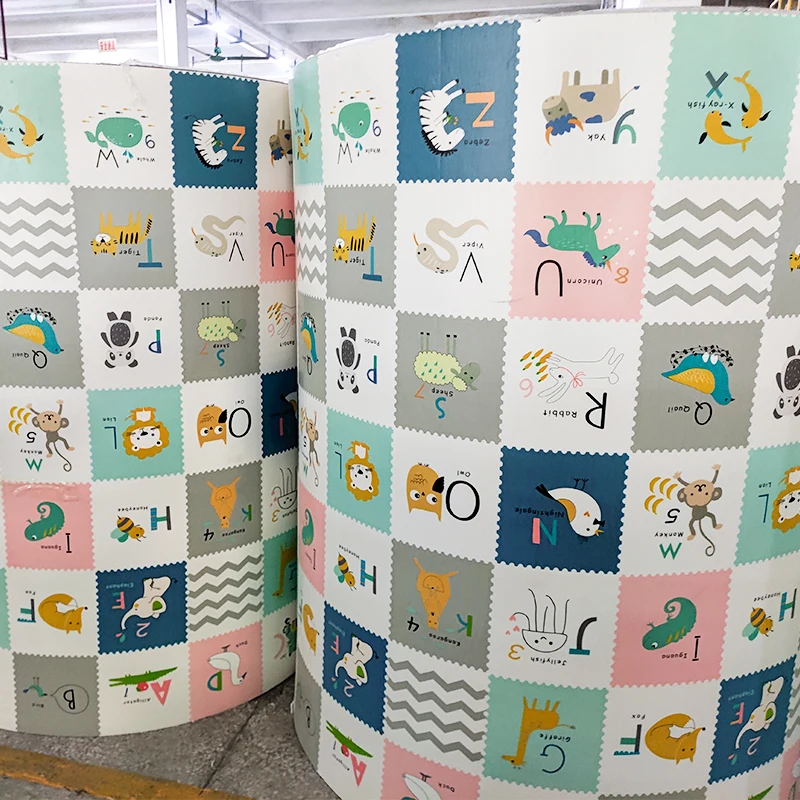 Xpe Foldable Baby Play Mat Foam Folding Play Mat Extra Large Foam Crawl Mat