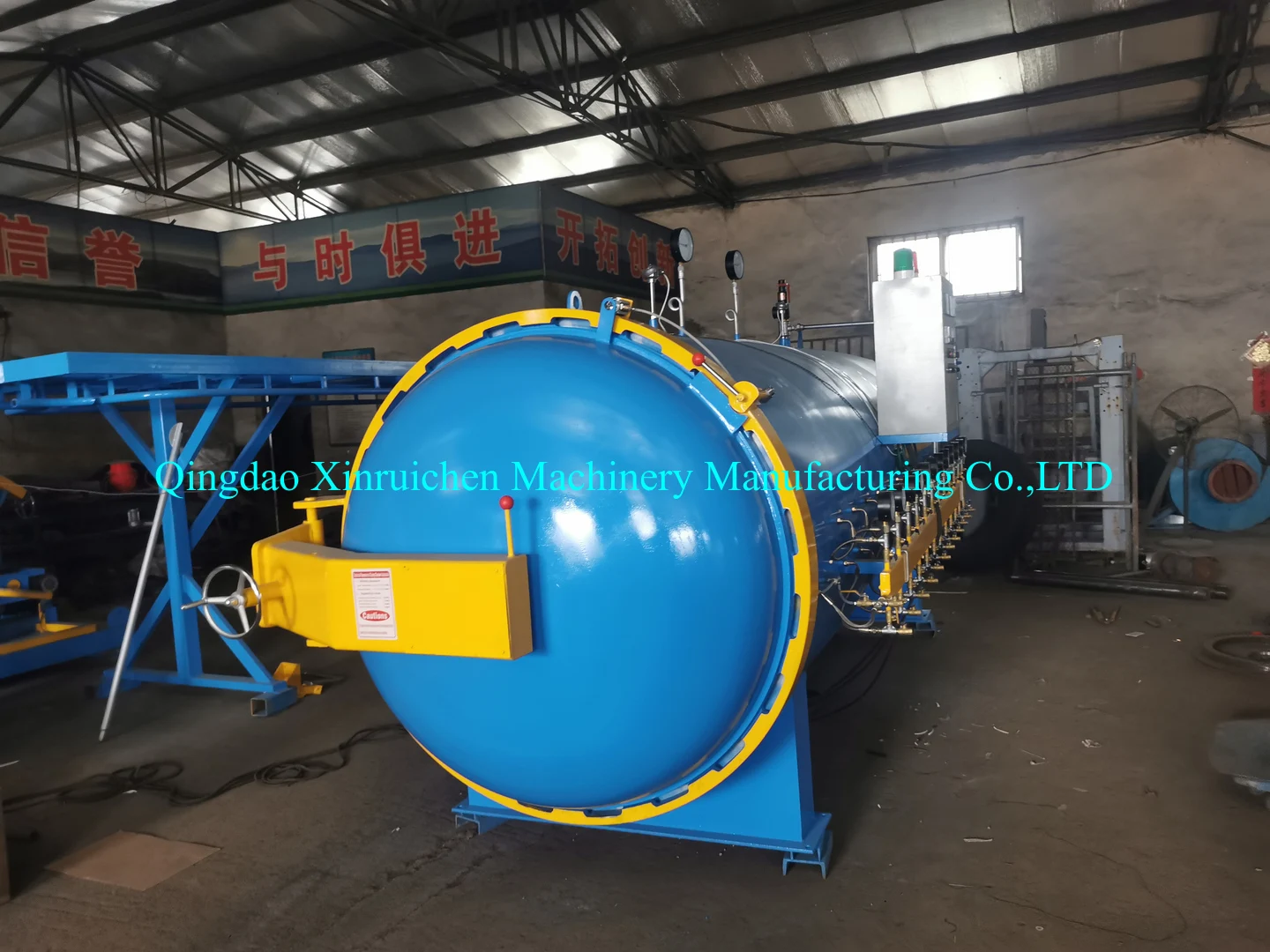 Gas autoclave rubber tire curing tank Steam heating tape vulcanization tank with CE ISO
