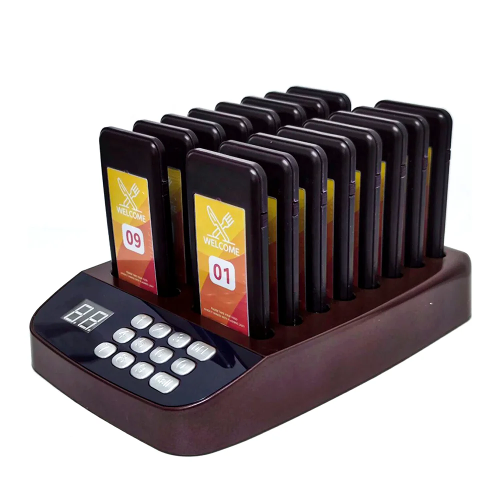 Vibrator Service Buzzer Waiter Beeper Table Numbers Wireless Restaurant Guest Pager System