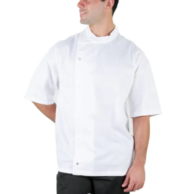 OEM ODM Restaurant Bar Chef Workwear Uniform Jacket Chef Uniform Jacket Traditional Chef Jacket