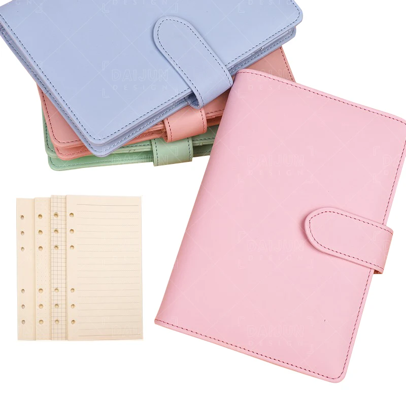 
High quality PU Hand Book Note Book Student Portable Notebook for office school 