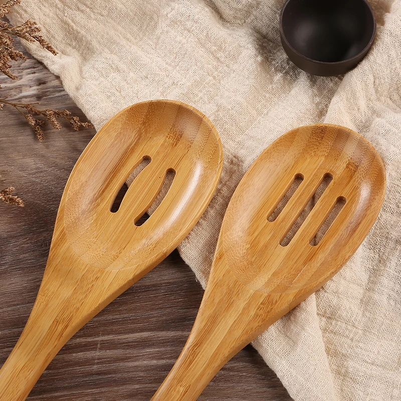 Wholesale Eco Friendly Essentials Wood Spatula Spoon Nonstick Kitchen Utensil Wooden Spoons for Cooking