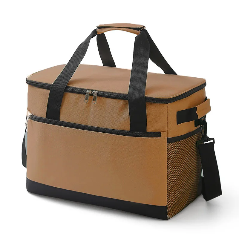 Wholesale 30L Large Space Ice Bag & Folding Thermal Cooler Bag For Wine Outdoor Travel