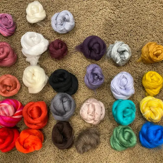 best sellers 2020/2021 Junke brand wool yarn roving merino wool yarnyuyote