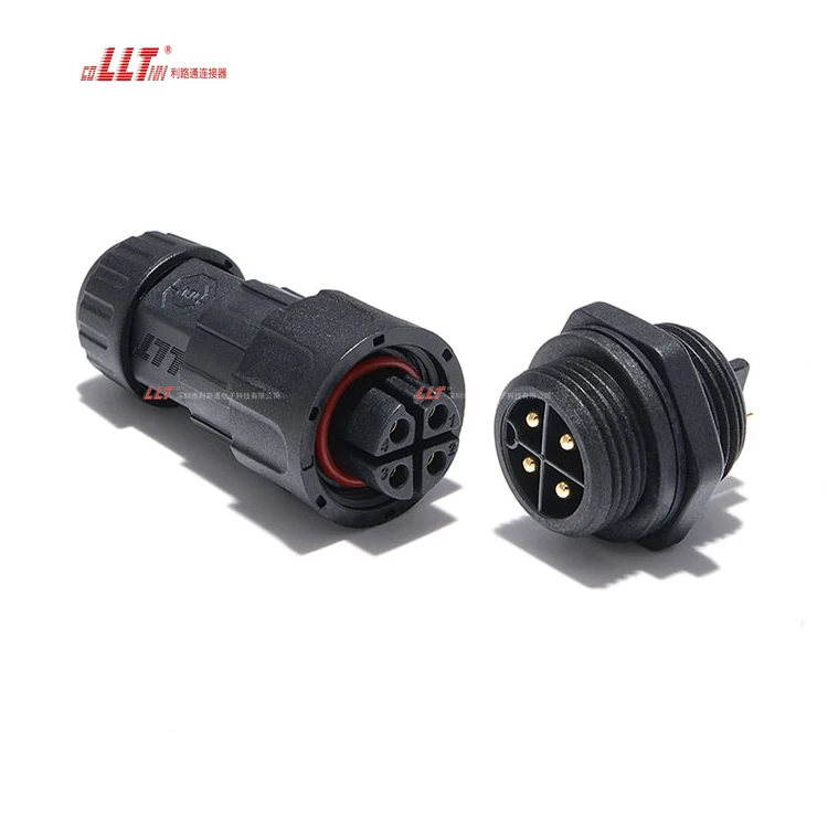 4pin M19 welding cable automotive electrical terminal panel connector with 2pin  3pin 5pin