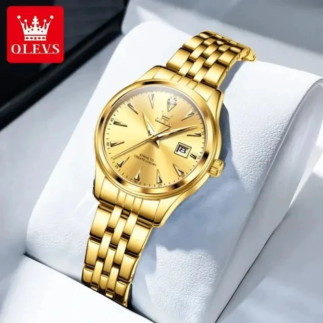 OLEVS 5598 Original Quartz Japan Movt Light Luxury Surface Ladies Watch Stainless Steel High Hardness Costing For Women Watches