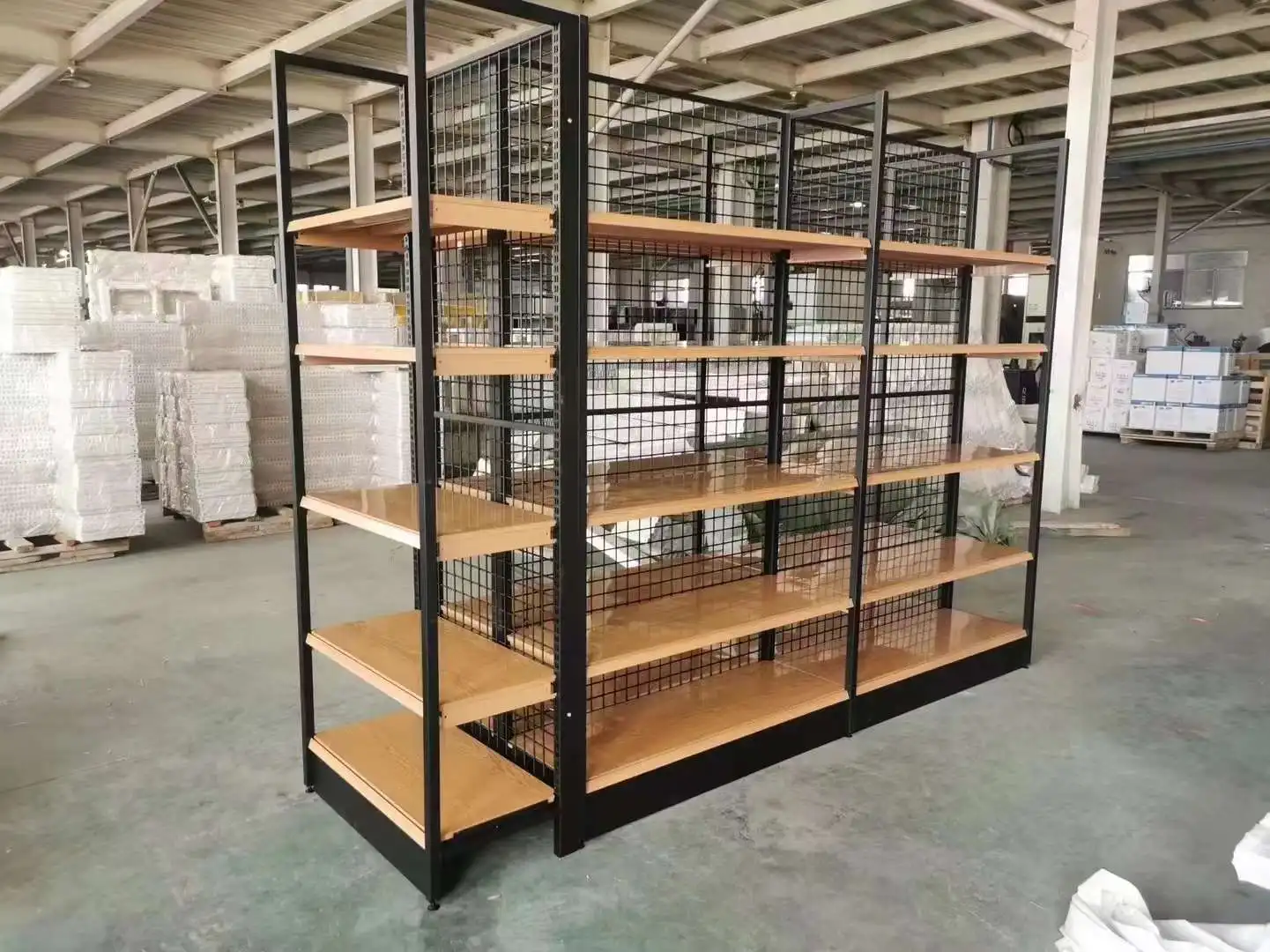 display stand racks grocery store supermarket heavy duty metal racks shelving