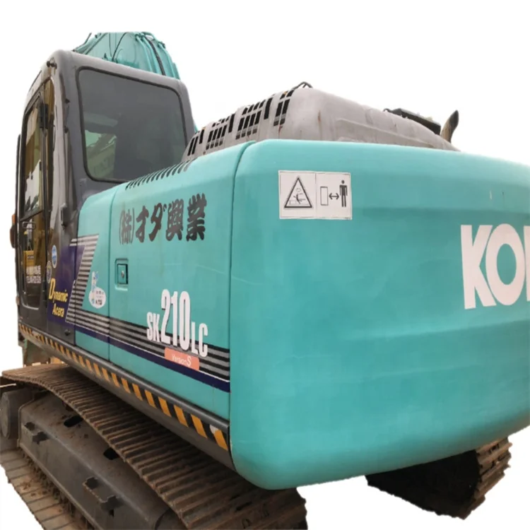 Factory Selling Japan kobelco Sk210 Used Excavator in good condition for construction by owner