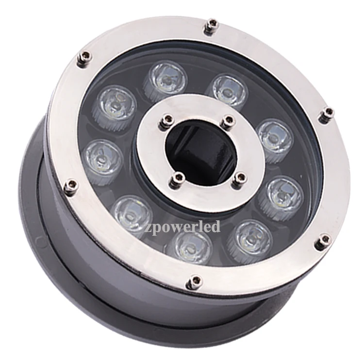 DMX 512 remote control 9w color led fountain light